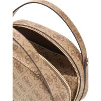 Guess - Coleen Logo Top Zip Crossbody - Bruin
