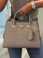 Guess - Cresidia II Society Satchel - Beige