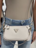 Guess - Noelle Dbl Pouch Crossbody - Beige