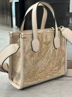 Guess - Silvana Mini 2 Comp Tote - Goud