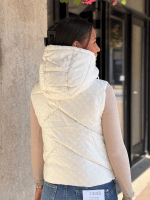 Guess - Daisy Crop Logo Vest - Wit