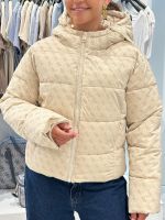 Guess - Daisy Puffer Logo Flock - Beige