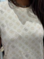 Guess Active - Gloria Peony Ss T-shirt - Beige