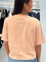 Guess Active - Peony Aop Embroidery Boxy Tee - Roze