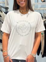 Guess Active - Carla Ss Boxy Tee - Wit