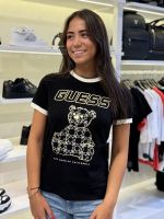 Guess Active - Midge Logo Bear Ss T-shirt - Zwart