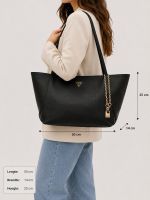 Guess - Devon 3 Comp Tote - Zwart