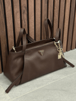 Guess - Devon Shoulder Satchel - Bruin