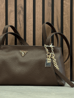 Guess - Devon Shoulder Satchel - Bruin