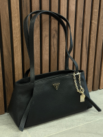 Guess - Devon Shoulder Satchel - Zwart