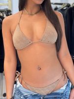 Guess - Diane Bikini Broekje - Bruin