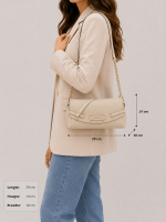 Guess - Dorothy Cnvrtbl Xbody Flap - Beige