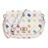 Guess - Emelie Logo Flap Shoulder Bag - Wit