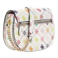 Guess - Emelie Logo Flap Shoulder Bag - Wit