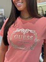 Guess - Eva Ss T-shirt - Oranje