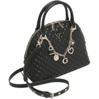 Guess - Everlee Dome Satchel - Zwart