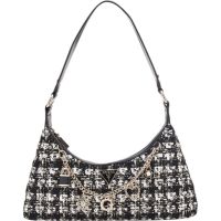 Guess - Everlee Top Zip Shoulder Bag - Zwart