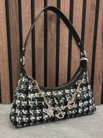 Guess - Everlee Top Zip Shoulder Bag - Zwart