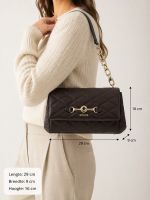Guess - Frances Flap Shoulder Bag - Bruin