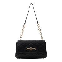 Guess - Frances Flap Shoulder Bag - Zwart