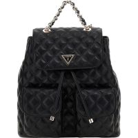 Guess - Giully II Flap Backpack - Zwart