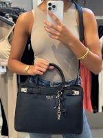 Guess - Gregoria Lrg Gfriend Satchel - Zwart