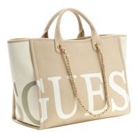 Guess - Guess Logo Beach Maxi Bag - Beige