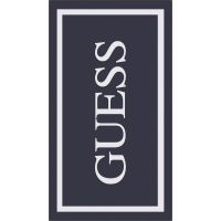 Guess - Towel Jacquard Guess Frame - Blauw