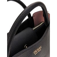 Guess - Brenton Sml Girlfriend Satchel - Zwart