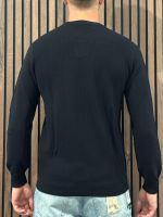 Guess - Harrison Cn Ls Stitch Logo Swt - Zwart