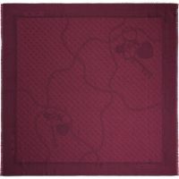 Guess - Idra Jacquard Kefiah 125X125 - Rood