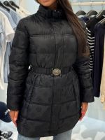 Guess - Imma Logo Midi Puffer - Zwart