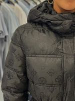 Guess - Imma Logo Midi Puffer - Zwart