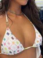 Guess - Ines Rem Padding Triangle Bikini Topje - Wit