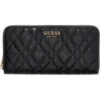 Guess - Isemay Slg Large Zip Around - Zwart