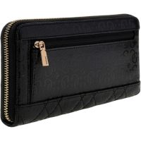 Guess - Isemay Slg Large Zip Around - Zwart