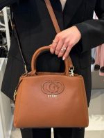 Guess - Isola 3 Comp Satchel - Cognac