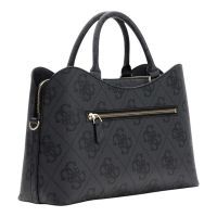 Guess - Janie Logo Girlfriend Satchel - Zwart