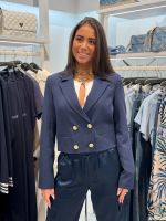 Guess - Andree Crop Blazer - Blauw