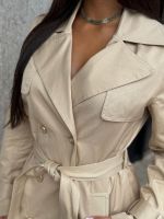 Guess - Juliane Trench Double Collar - Beige