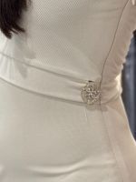 Guess - Prisca Body Icon Jewel Dress - Beige