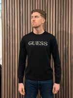 Guess - Kane Cn Shaded Logo Swtr - Zwart
