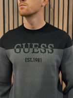 Guess - Kantu Cn Blocking Logo Swtr - Grijs