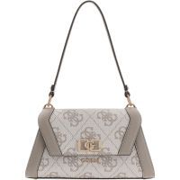 Guess - Karnilla Logo Flap Shldr Bag - Beige