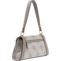 Guess - Karnilla Logo Flap Shldr Bag - Beige