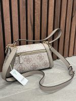 Guess - Karnilla Logo Flap Shldr Bag - Beige