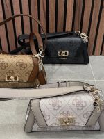 Guess - Karnilla Logo Flap Shldr Bag - Beige