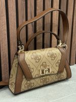 Guess - Karnilla Logo Flap Shldr Bag - Bruin