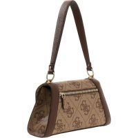 Guess - Karnilla Logo Flap Shldr Bag - Bruin