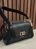 Guess - Karnilla Logo Flap Shldr Bag - Zwart